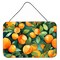 Edge Collections - 8" x 12" - Orange - Florida Orange Blossom Aluminum Metal Sign Wall or Door Hanging Print - 1 Piece